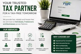 doing work as tax consultant in pakistan