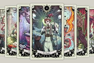 design custom tarot cards, oracle, zodiac, spiritual, affirmation cards