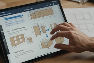 create a beginner friendly DIY woodworking plans for wall decor and cabinet