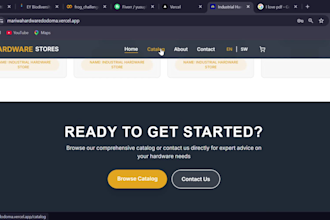build an industrial hardware ecommerce store