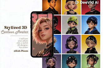 create a custom 3d avatar with fashion and designer toy style