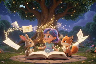 create ai animated children stories and videos