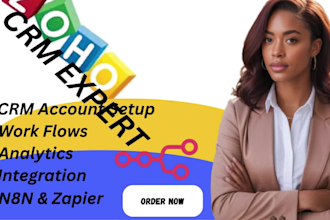 setup and customize zoho CRM with automation and integrations