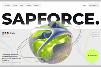 design wix framer website webflow animation  interactive scrollytelling website