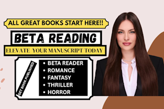 beta reader, romance beta reader, beta reader fantasy, thriller beta reader