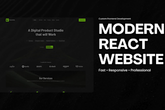 create a professional and responsive app or website