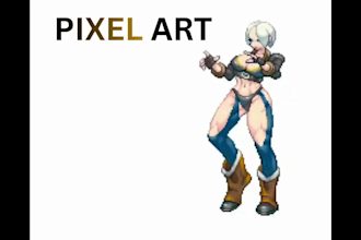 pixel art sprite sheet character animation for unity godot rpg maker game