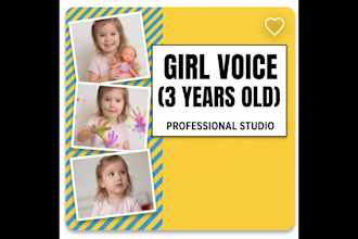 do a real cute child voice over