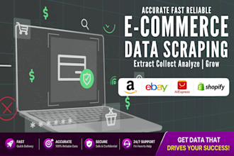 scrape e commerce products data from any website