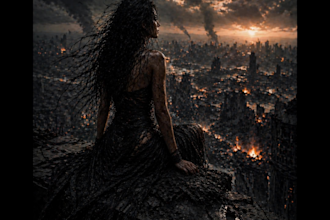 create cinematic dark luxury ai visuals and album covers