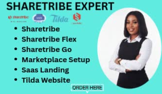build sharetribe marketplace mvp website saas landing page
