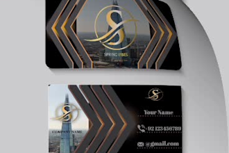 design modern business card and visiting card design