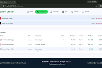 develop full stack website