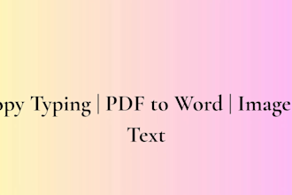 do data entry and copy typing work in tamil and english