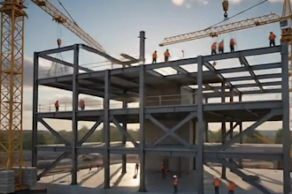 ai time lapse video for construction real estate and architectural visualization