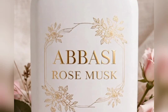 design luxury perfume bottle label honey label and packaging