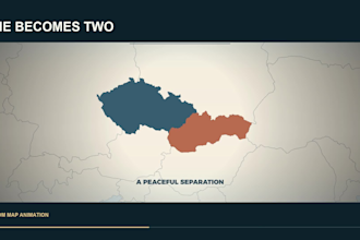 create animated maps for documentaries and youtube videos