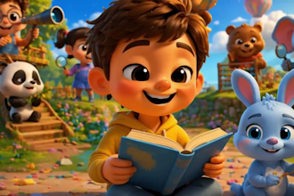 design fun and educational cartoon characters to make learning fun and engaging