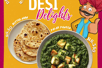 design modern cafe and restaurant menu in 24 hours