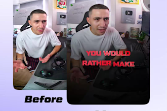 edit engaging talking head videos for reels, tiktok and shorts