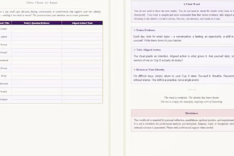 send a 2 cup manifestation printable workbook PDF