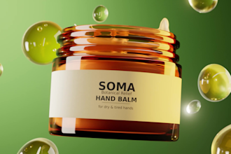 create 3d motion design for product showcases