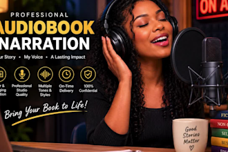 convert your ebook or manusript into a professional audiobook