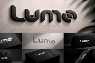 create a premium logo design for your brand