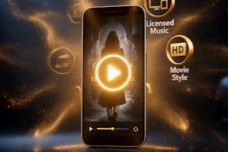 create a cinematic book trailer teaser and movie style book promo