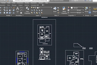 create complete 2d architectural drawings