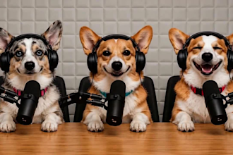 create taking animal video, ai lip sync voice, ai podcast video
