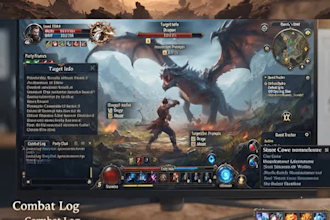 design professional game UI UX, hud, and menus for your game