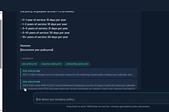 build a custom chatbot for your documents or website