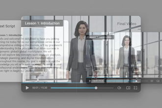 create ai avatar explainer videos for corporate training and elearning course