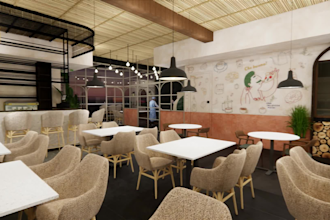 design interiors with layout plans, 3d modeling