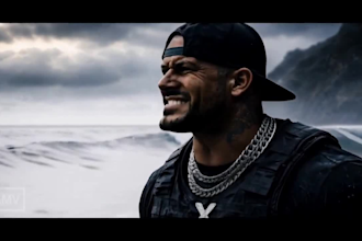 do cinematic 4k ai music video, rap, hip hop, reggae music video, ai lipsyncing