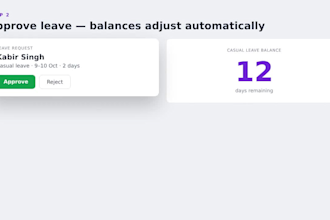 build an hrms in google sheets for attendance leave and payroll