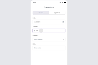 build budget app, budget habit tracker app, saving app, expenses tracking app