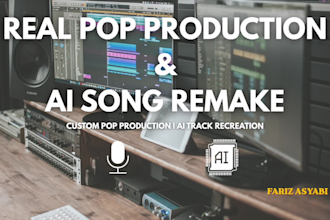 produce a pop track from scratch or recreate your ai demo