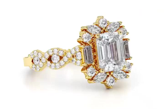 create 3d jewelry cad design, photorealistic 4k render, and stl files