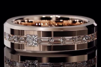 3d diamond animation engagement ring video jewelry cad design product animtion