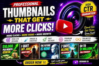 design modern thumbnails that boost clicks and views
