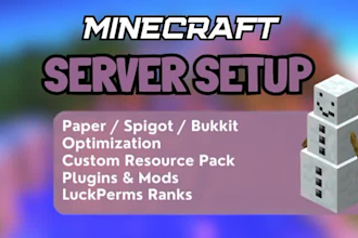 setup a minecraft server for you