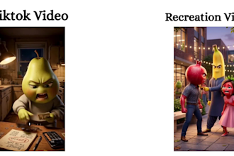 recreate viral ai videos for tiktok, reels and shorts