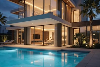 create cinematic real estate videos for property listings and marketing