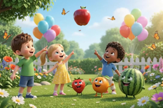 create ai 3d animated nursery rhymes and kids songs for youtube