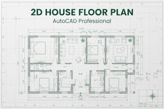 redraw 2d floor plan for real estate
