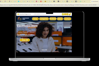 design a modern and professional website UI UX