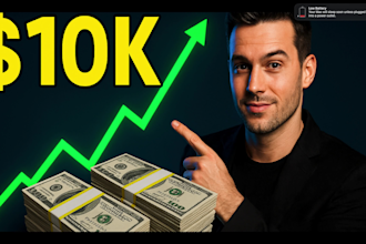 design a finance or business youtube thumbnail