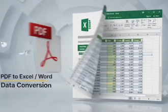 do data entry, formatting, web research, scraping, excel task, copywriting